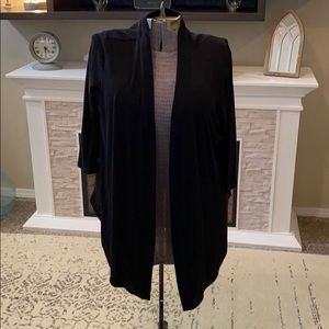 Black Torrid 3/4 Sleeve Cardigan Shrug 1 1X XL